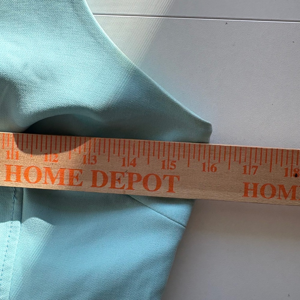 Cinq Sept Windsor Dress Aqua Blue Sleeveless Tie Waist Cocktail‎ Size 4 - Picture 12 of 13